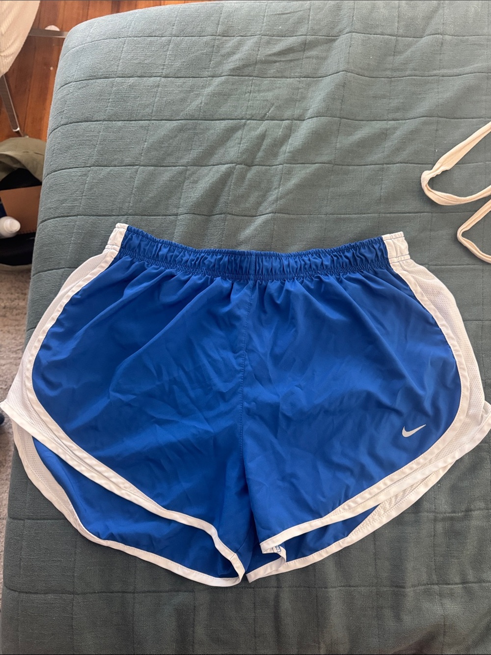 Nike Women’s Royal Blue Athletic Shorts with White Trim